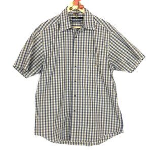 Nautica Men's Shirt L Plaid Button Down